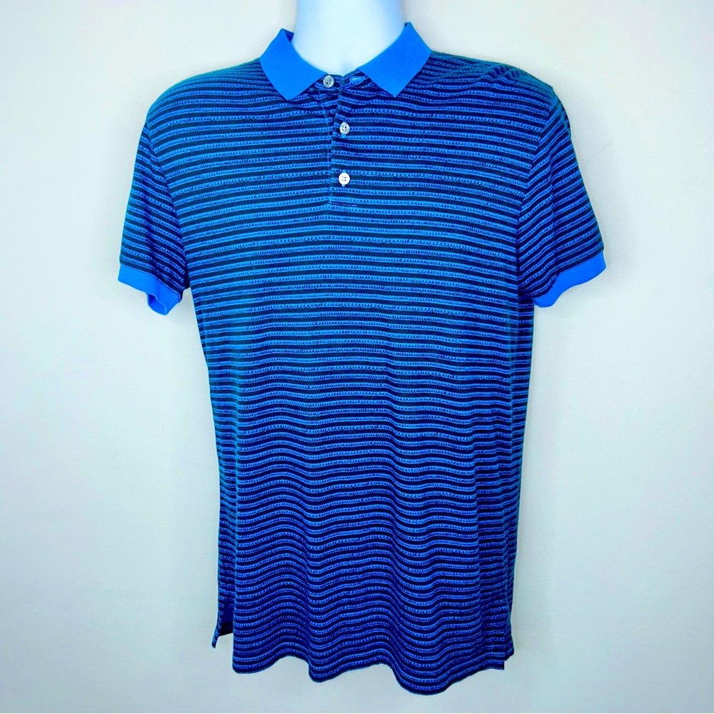 [Marc by Marc Jacobs] Men’s Scribble Blue Polo